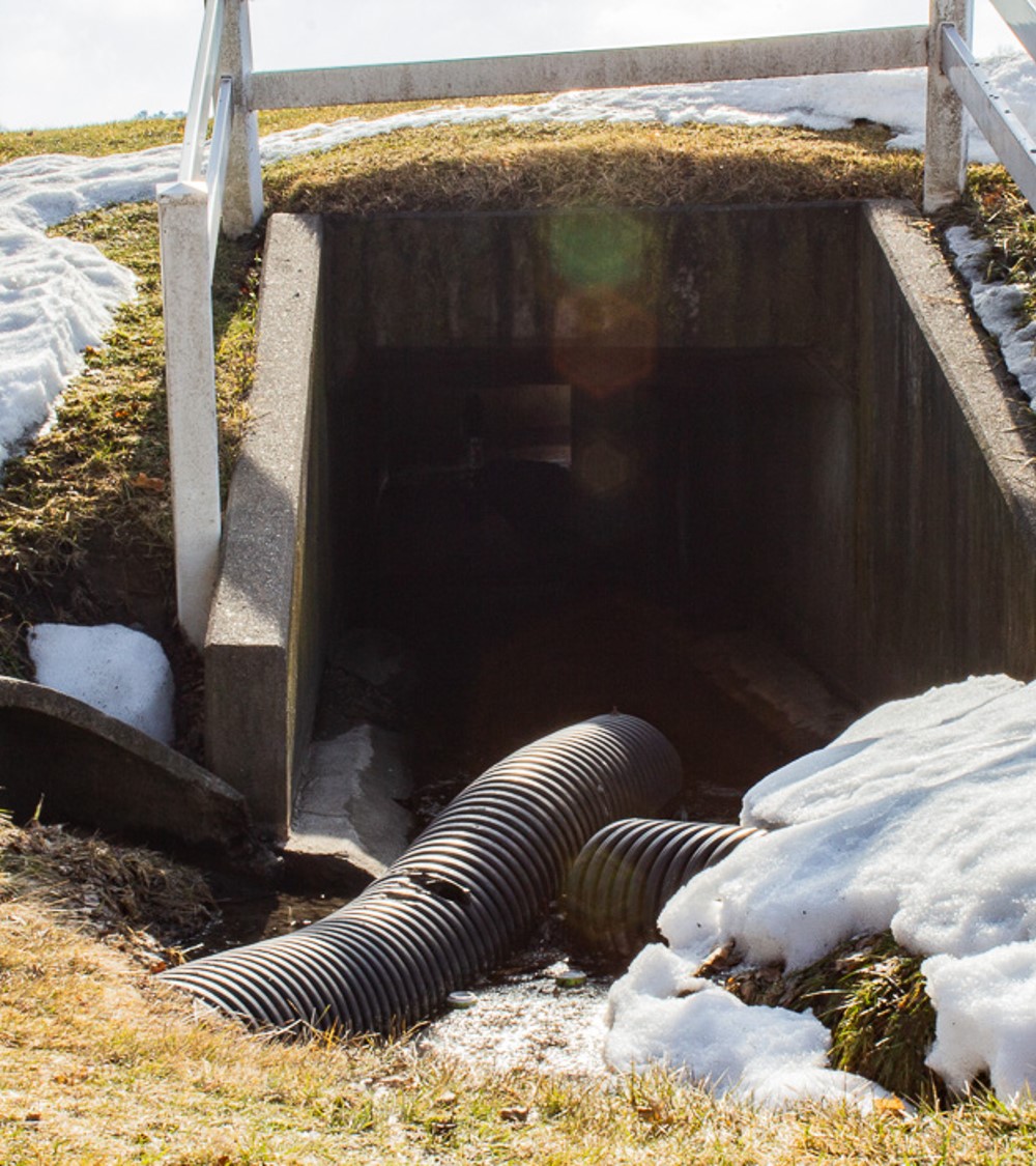 A culvert in Bellevue