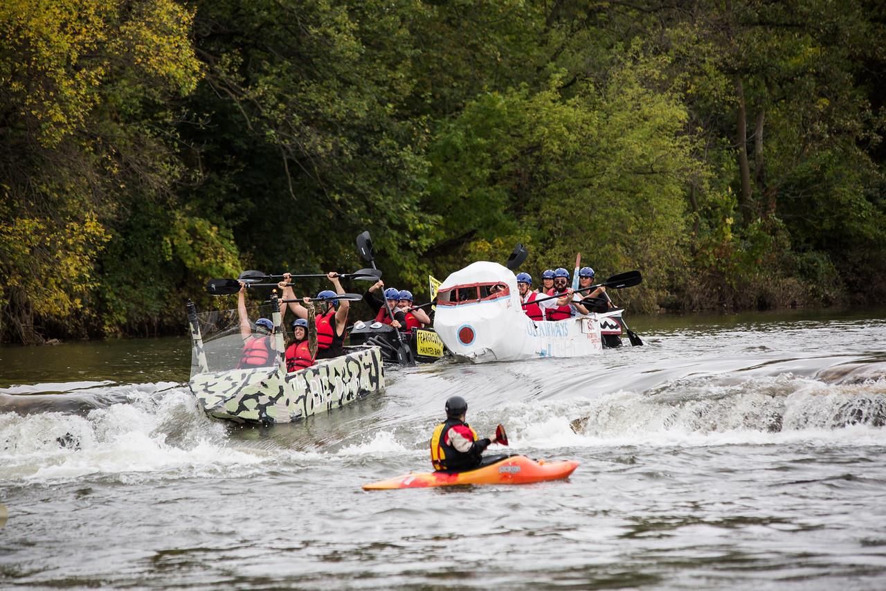 cardboard boat race