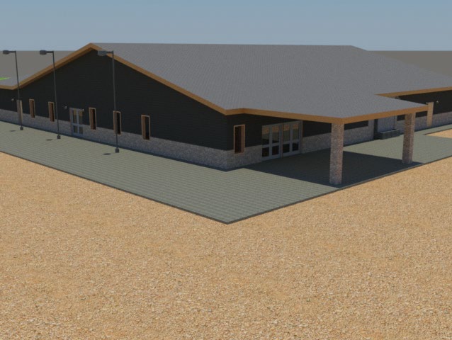 Lake View Community Center rendering