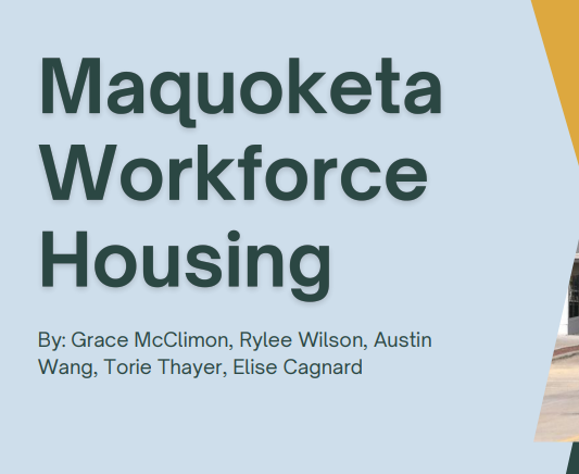 Photo- Maquoketa Workforce Housing