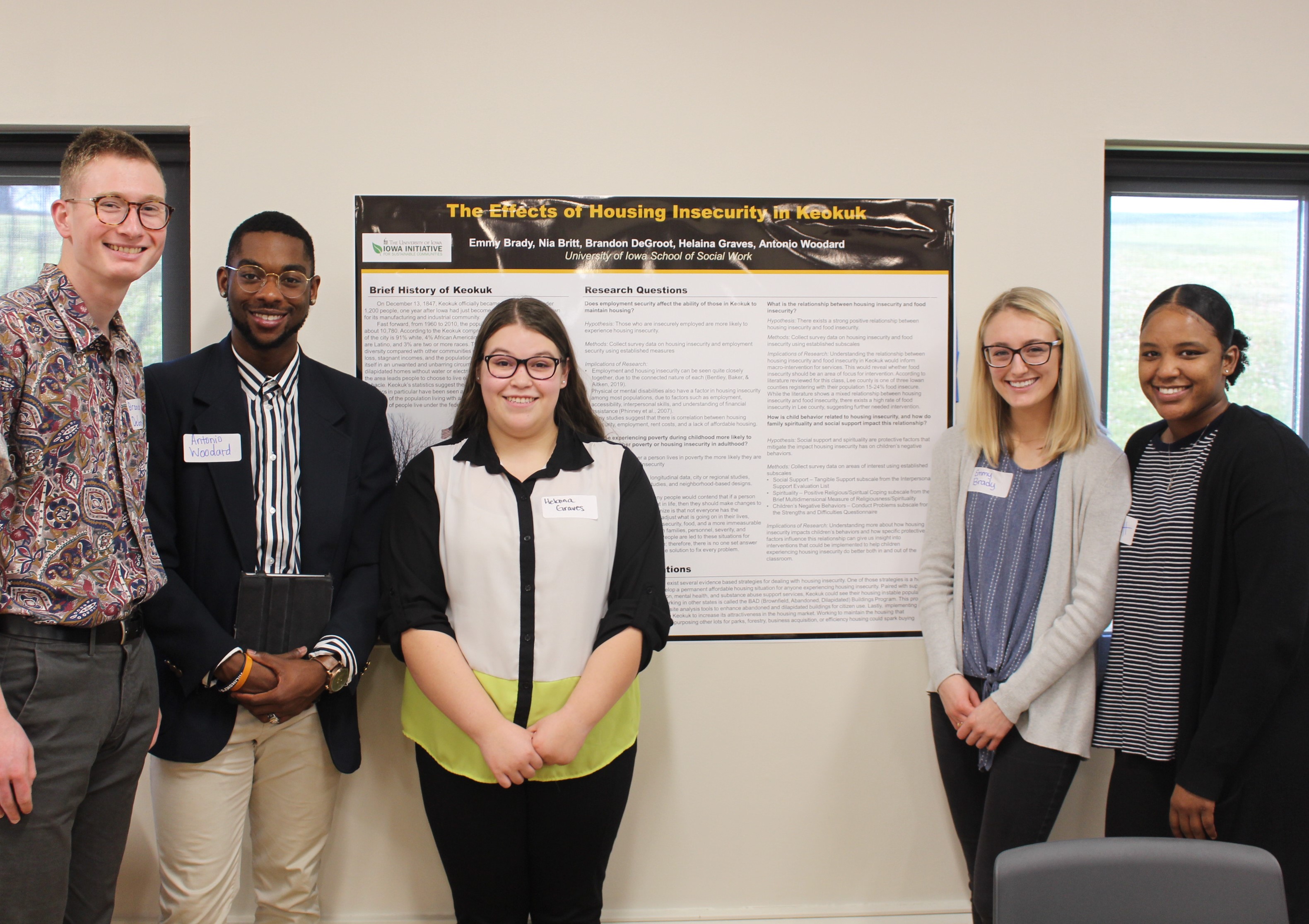 Social Work poster presentation