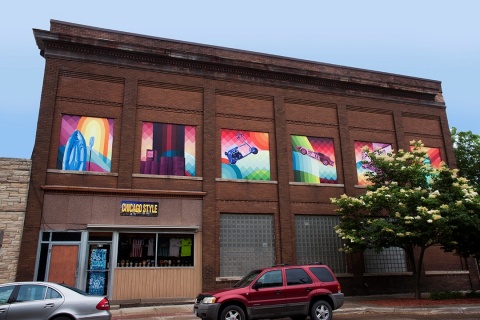 Webster City mural