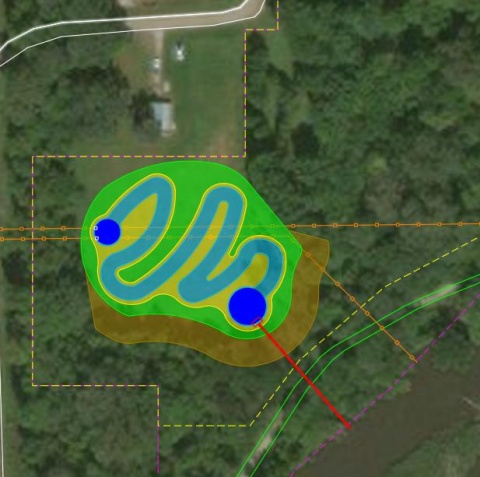 Webster City wetlands design