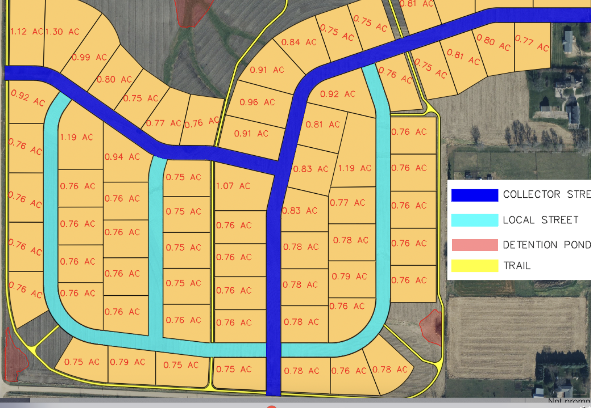 Map of subdivision
