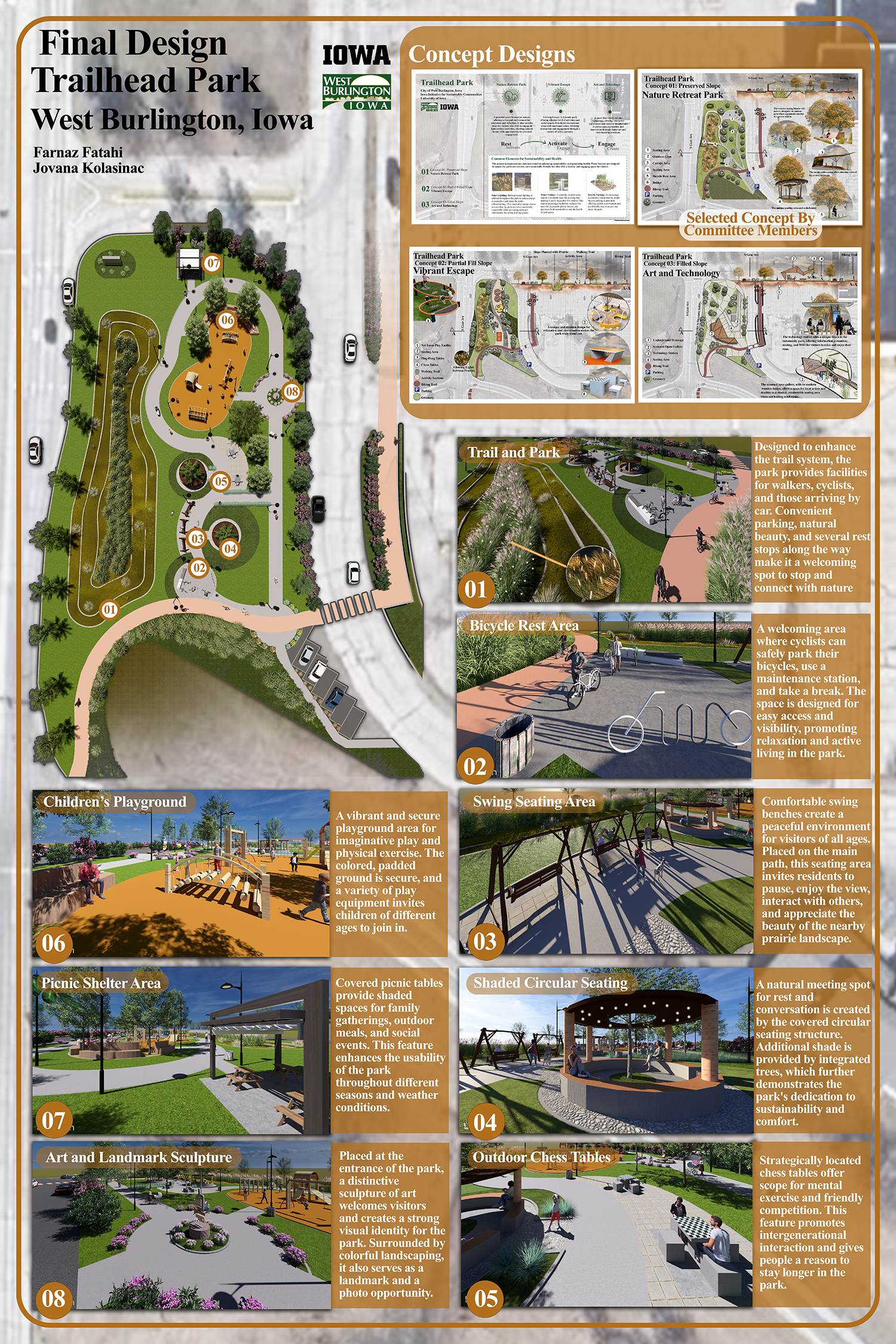 West Burlington Trailhead Park Poster