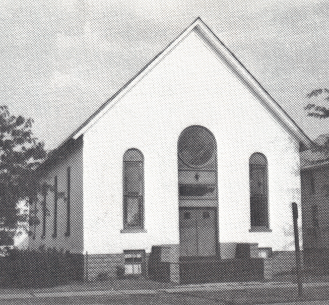Historical picture of Bethel AME church in Clinton, Iowa