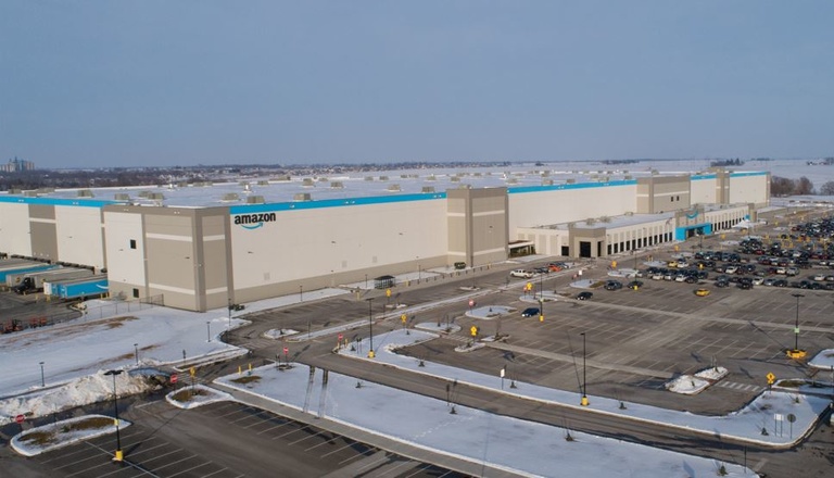 Amazon warehouse in Bondurant, IA