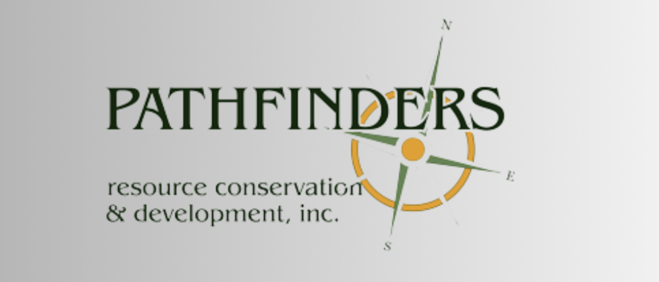 logo on grey background