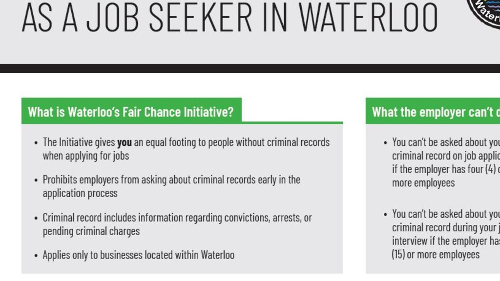 Fair Chance Initiative Flyer Fair Chance Initiative Flyer