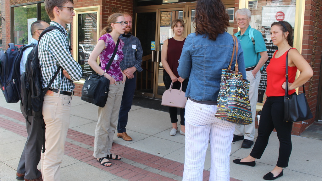 Planning students visit downtown Webster City Planning students visit downtown Webster City