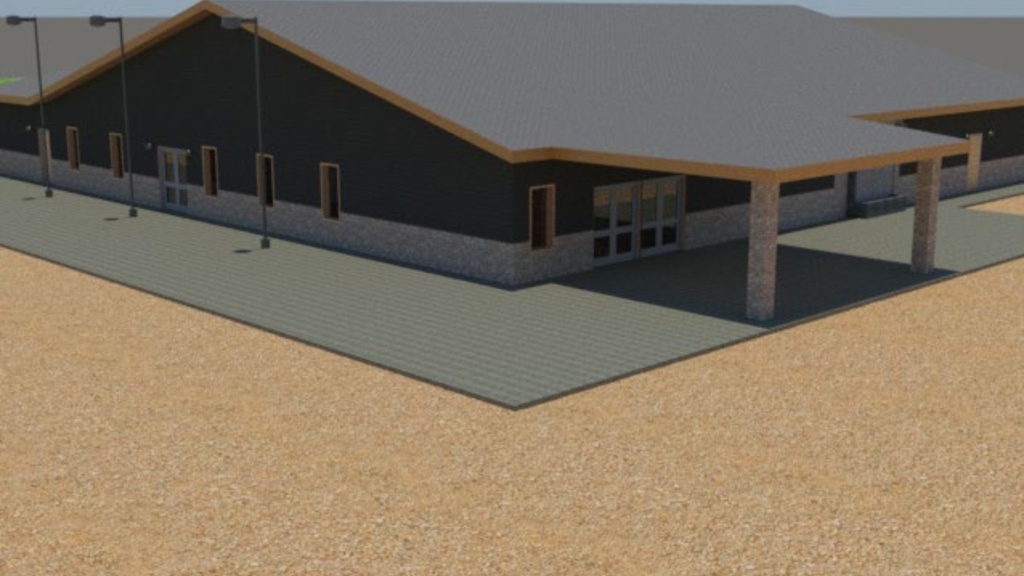 Lake View Community Center rendering Lake View Community Center rendering