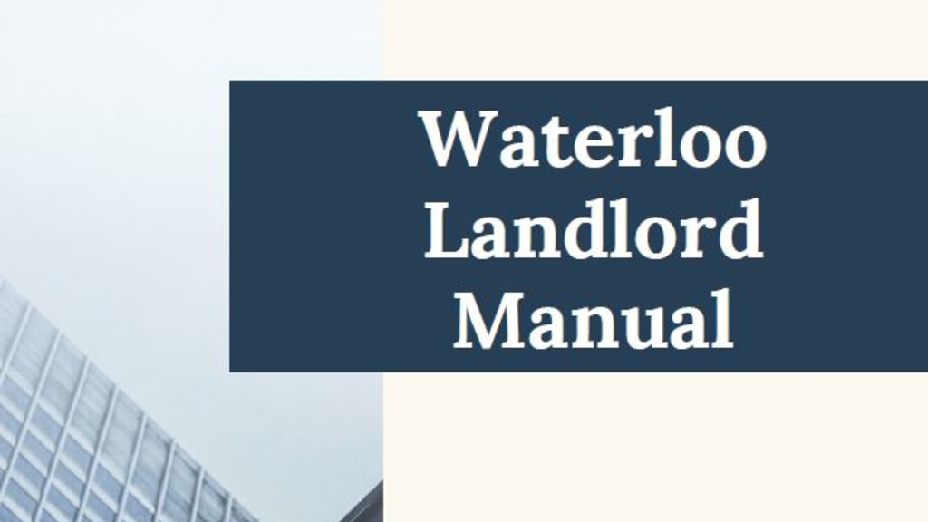 Landlord Manual cover Landlord Manual cover
