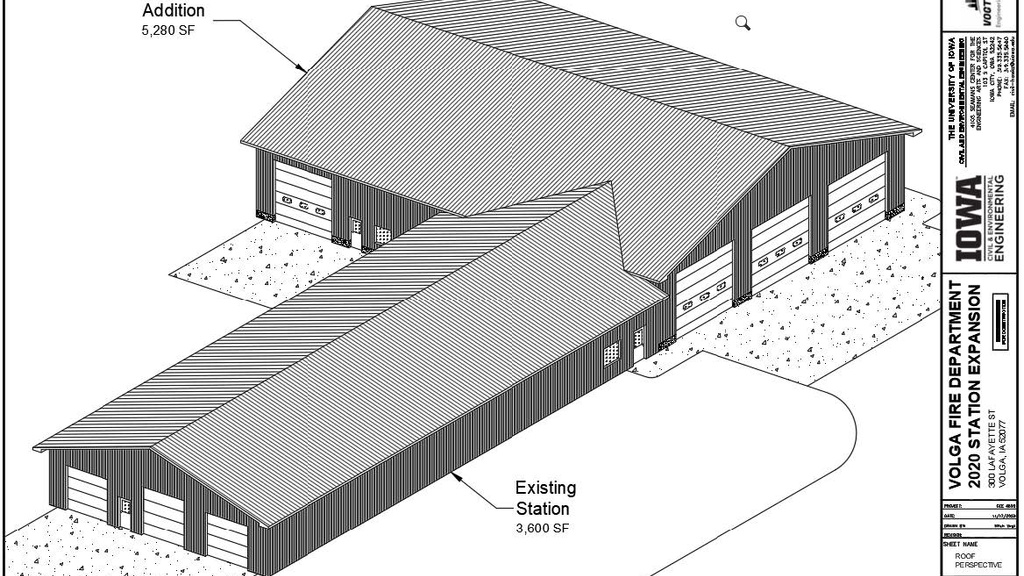 Volga Firestation Expansion Rendering Volga Firestation Expansion Rendering