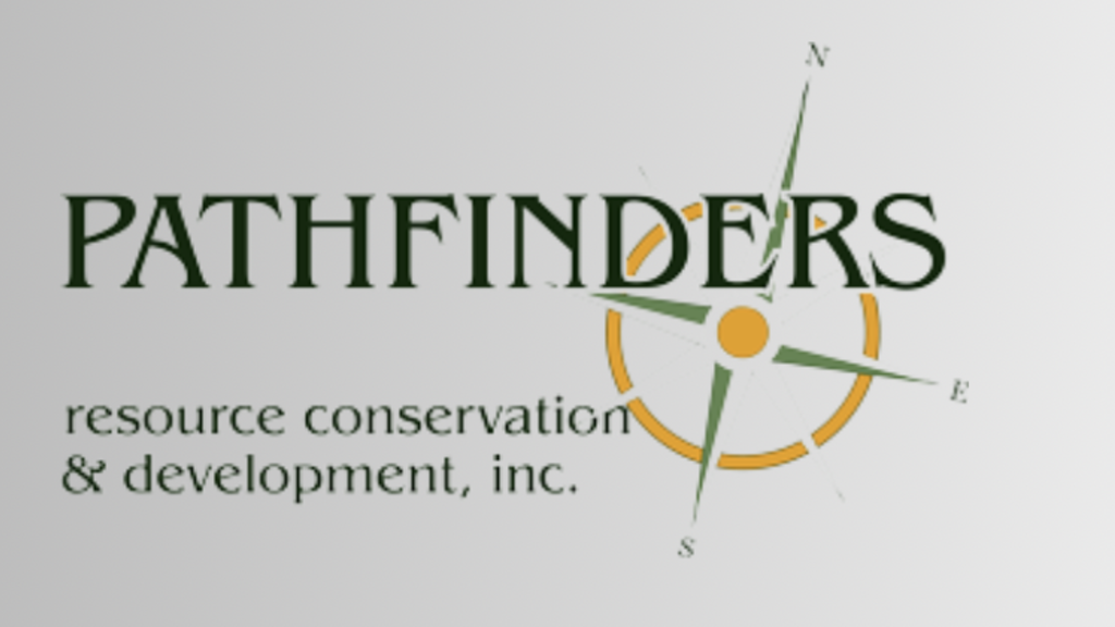 logo on grey background