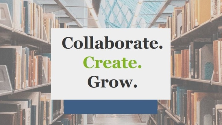 logo for a library