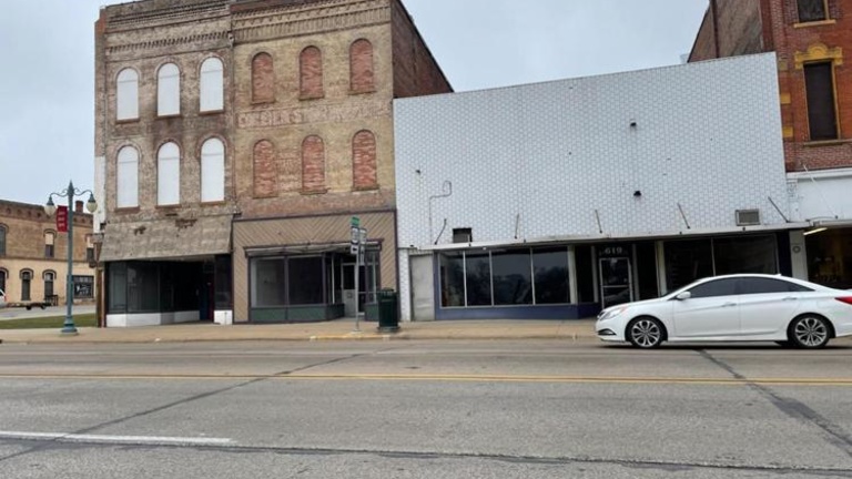 Buildings in downtown Keokuk