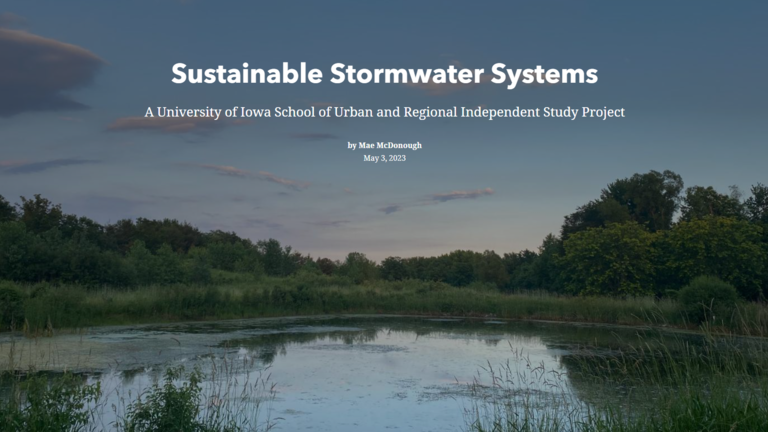 Sustainable Stormwater Systems