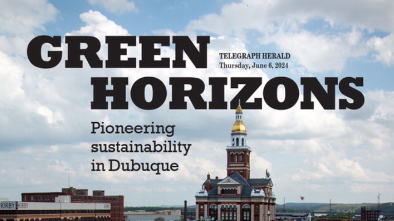 Green Horizons insert cover page